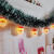 橙央（CHENGYANG）圣诞彩带装饰彩条藤条橱窗场景布置圣诞树树叶雪花毛条新年装饰品 3米彩色大圆片