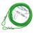 金佩奇 包塑晾衣绳 绿色钢丝绳塑胶 包塑料带胶软钢丝绳 6mm粗20米长 一根价 晾衣绳晒被绳户外包塑钢丝