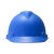 梅思安PE标准型安全帽一指键帽衬PVC吸汗带E型下颏带蓝色 1顶