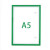 定制A4A3工厂车间巡场点检表文件夹设备巡检记录表文件袋磁性点检 A5绿色磁性 合适铁质表面