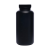 垒固 HDPE塑料圆瓶带刻度试剂瓶带内盖分装瓶 黑色加大口2000ml（2个）