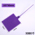 物流挂签吊牌105*85加大加厚一体式百世韵达安能专用塑料标签挂牌 105*80mm紫色3000个