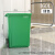 商用无盖垃圾桶大容量2023厨房超大方形户外40大号垃圾箱 60L绿色长方形桶(+垃圾袋)