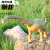激射儿童侏罗纪3恐龙玩具软胶恐龙模型玩具侏罗纪仿真动物世界恐龙圆 腕龙软胶 K10