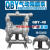 QBY25/40气动隔膜泵耐腐蚀铸铁铝合金不锈钢PP塑料胶水油漆涂料泵 40铸铁+特氟龙