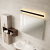 宏迪莱镜前灯简约现代浴室卫生间厕所镜柜洗手间防水防 黑-120cm-43W-暖光(白光备