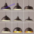 Lepptoy简约个性北欧风餐厅吊灯创意设计民宿照明铝灯罩自助餐商铺吊线灯  G12款17cm-黑色