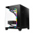 航嘉（Huntkey）V320初恋 全景版海景房机箱 台式电脑机箱（双面钢化玻璃/左右分区/240水冷/7风扇位/M-ATX主板 ） V320初恋全景版-黑色+5个暮光ARGB风扇