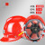融测煤矿矿工安全帽ABS透气工地安全帽头灯电力施工领导安全头盔 红色 3018烤漆矿工帽
