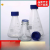 玻璃透明螺纹口丝口蓝盖试剂瓶锥形瓶子密封带刻度化学实验室取样 蓝盖锥形瓶1000ml
