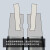 KNIPEX凯尼派克省力精密外卡簧钳5寸7寸直弯头轴用挡圈钳工具 白色49 11 A0直头外卡簧钳