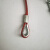 定制适用徐工中联三一吊车配重钢丝绳包塑钢丝绳重锤重环限位器用钢丝绳 M5连接环一个