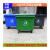 660L市政街道户外环卫塑料垃圾车 顺德佛山直批可手推带万向厂家 HX-LT5810定制