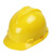 ABS安全帽 颜色：黄色；样式：V式；印字：带印字