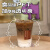 网红PET500ml咖啡杯子一次性奶茶杯子带盖商用自制饮料冷饮杯 瘦高高杯500ml+吸管+防漏纸+贴纸 10个 食品级材质