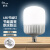岁艺 LED节能灯泡E27大螺口球泡家用商用光源防水防尘照明灯 5W白光