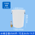 加厚塑料发酵水桶带盖级储水桶圆桶装米大容量大号胶桶 白色100#桶不带盖(约装水170S