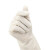冰禹 BYQ-917 工业清洁橡胶手套 耐用耐磨丁腈手套 保洁劳保防水手套 白色33cm 5双 M码