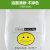 ubag 透明笑脸背心袋 商超家用外卖打包手提塑料袋 40*64【50个】单位：捆