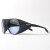 机能风防风沙骑行偏光墨镜UV400辐射可拆卸小众太阳眼镜 银反 含挂绳