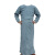 劳保佳  焊工围裙 加厚牛皮围裙 焊工隔热防护围裙 高领棕色有内衬 110CM 可定制