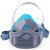 1502防尘口罩工业粉尘透气口鼻罩装修电焊硅胶防毒面具呼吸器 活性炭滤棉-20片(不含面具)