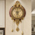 伊弥伊弥（EVEMI）美式实木轻奢客厅挂钟钟表家用欧式典雅时钟复古文 自动对时-智能电波机芯 20英寸以上