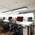 简约现代长条型形LED办公室圆角吊灯造型灯长方形吊线灯吸顶灯写 白色150*30cm*98W 其他