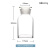 华欧  实验室大口试剂瓶 玻璃广口瓶 具玻塞 1403白色透明 5000ml