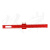 双岸 木工多功能划线尺 铝合金高度测量T型尺 红色木工划线器测量尺 蓝色中款划线尺 一个价 