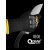 QEAR黑色欧标5级防割搬玻璃钢板劳保防滑耐磨工作保护浸胶手套 12对黑五级防割出纹乳胶特 S