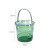 水桶储水用透明加厚塑料桶手提桶学生宿舍大号洗澡桶子洗衣桶 小号透明绿3