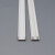 日悦星辰家用PVC装饰线槽带胶走线槽布线槽方形墙面网线收纳电线保护套管 灰色10根一米 12*7(光纤用)