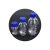 鹿色 蓝盖试剂瓶透明白色玻璃试剂瓶实验耗材医疗器皿实验化工用品 250ml（50个） 