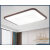 新中式客厅灯超薄实木吸顶灯胡桃色中国风卧室灯具全屋套餐LED [35*35CM]LED单色
