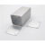 正方形铝合金外壳铝型材盒子铝盒长方形壳体氧化开孔丝印打标打样 25*25*长80白色