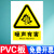 安全标识牌警示牌贴纸定做厂区车间仓库房严禁止吸烟火消防提示指示铝板定制工地施工配电箱危险警告标志标牌 噪声有害【PVC板】 20X30CM