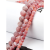 彩色的风化石头珠子手链男女瑜伽佛珠手串商务礼物手饰品纹理手环 橙色 10mm