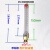 摆线针轮减速机油位镜L型加油管弯油管通气帽加油杯管状油标配件 铜头直杆加油管M16*1.5管长137mm