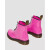 Dr.Martens马汀博士马丁靴1460系列 女款8孔黄线漆皮短靴机车靴 经典时尚 中 粉色 36
