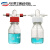 螺口洗气瓶GL45缓冲密封瓶耐腐厚玻璃耐压洗气瓶实验室安全瓶 小球孔管芯联系客服备注