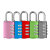 博若达（BORODA） BRD-GS30 密码挂锁 四位密码开锁 锁体宽度30mm 高度67mm 颜色可选