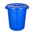 大号圆形垃圾桶户外环卫工业加厚垃圾桶商用食堂厨房垃圾桶 100升桶带盖白色
