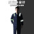 久匀 耐磨防烫劳保服反光连体工装 中国石油工作服套装电焊工服 藏蓝(涤棉) XL