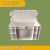 EU塑料箱加厚物流周转箱过滤收纳工业风多彩塑料箱乌龟箱过滤盒 EU32120 北欧绿(300*200*120)