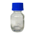 蓝盖螺口试剂瓶透明棕色茶色广口玻璃瓶样品瓶水样瓶 50mL-透明-蓝盖螺口试剂瓶