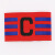 韩曼柯 袖标篮球足球队长标成人魔术贴C袖标对抗分组队比赛袖标 【C字印刷】橙色