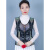 慧雅希新疆舞蹈服装女-马甲维吾尔族演出女薄款修身透气亮片短款民 黑色 2XL