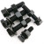 金佩奇 黑8.8级外六角螺栓螺母弹垫平垫套装 M10*120 一套价 高强度螺丝钉螺大全