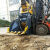 挖土机液压破碎斗双轴水泥块大石头粉碎斗混凝土挖土机碎石斗单轴 单轴20吨